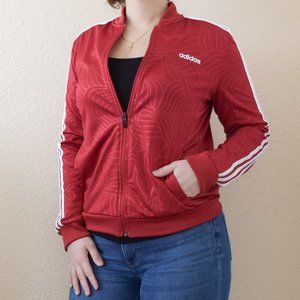 Adidas Red Track Jacket